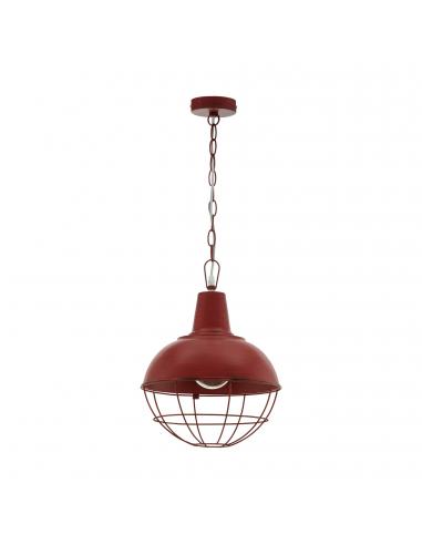 EGLO 33031 - CANNINGTON 1 Living Room Lamp in patina red steel