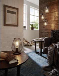 EGLO 49481 - NEWTOWN Living Room Lamp in Black Steel 2