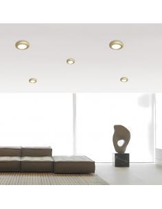 ANSON CHAMPAGNE LED CEILING LIGHT 12W 624LM 4000K 2