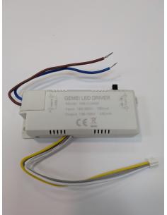 SANTOS WHITE LED CEILING LIGHT 40 LED 48W 6476LM 3000-4000-6000K 2