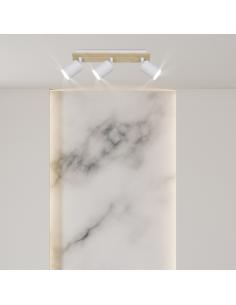 3L SMIT WHITE-WOOD STRIP 3 X 50W GU-10 2