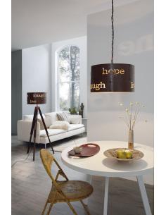 EGLO 49743 - COLDINGHAM Living Room Lamp in Steel rust colors 2