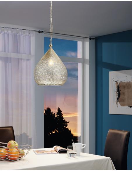 EGLO 49768 - MELILLA Steel Pendant Lamp