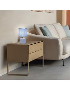 GLEN BLUE TABLE LAMP 1 X 40W E-14 2