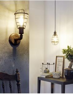 EGLO 49809 - PORT SETON Living Room Lamp in Antique Brown Steel 2