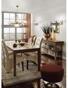 EGLO 82751 - SAVOY Living Room Lamp in Burnished Cast Metal and Satin Glass 2