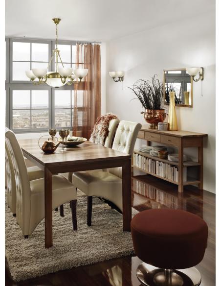 EGLO 82751 - SAVOY Wall lamp in Cast Metal and Satin Glass