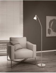 EGLO 86431 - PRINCE 1 Office Lamp in Matte Nickel Steel and Alabaster Glass 2