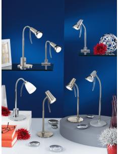 EGLO 86955 - FOX 1 Office Lamp in Matte Nickel-Steel, Chrome 2