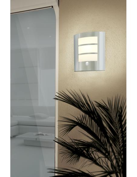 EGLO 88142 - CITY Wall lamp in Stainless Steel and Acrylic