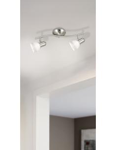 EGLO 88473 - DAKAR 1 Living Room Lamp in Matte Nickel Steel and Glass cleaning technique 2