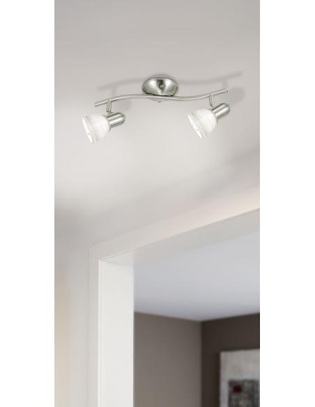 EGLO 88473 - DAKAR 1 Spot in Steel and Glass cleaning technique