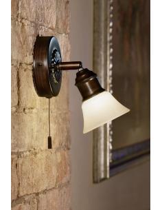 EGLO 89057 - ALAMO Living Room Lamp in Dark Brown Steel and Lacquered Glass 2