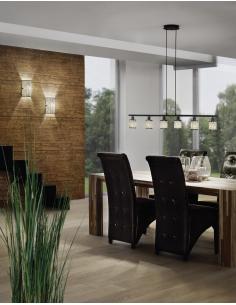 EGLO 89115 - ALMERA Living Room Lamp in antique brown steel and glass 2