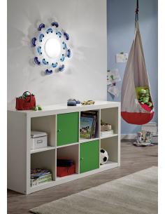 EGLO 92146 - VIKI 1 Intantil Bedroom Lamp in Blue Steel and Satin Glass 2