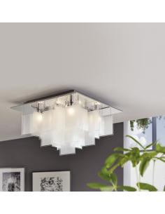 EGLO 92727 - CONDRADA 1 Living Room Lamp in Chrome Steel and Satin Glass 2