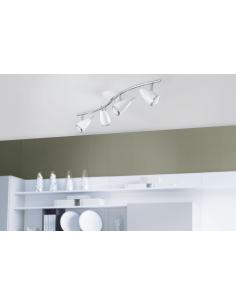 EGLO 93133 - RICCIO 2 Living Room Lamp in white steel, chrome 2