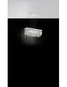 EGLO 93422 - CALAONDA Living Room Lamp in Chrome Stainless Steel and Glass 2