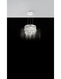 EGLO 93425 - CALAONDA Living Room Lamp in Chrome Stainless Steel and Glass 2