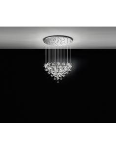 EGLO 93661 - PIANOPOLI LED pendant lamp in stainless steel chrome and Glass 2