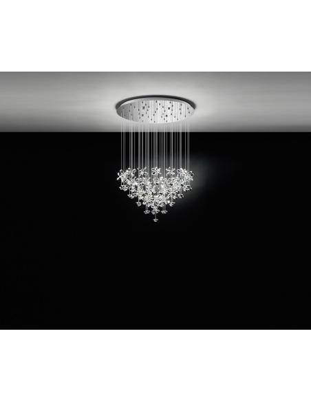 EGLO 93661 - PIANOPOLI Pendant lamp in Stainless Steel and Glass