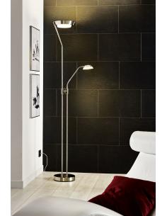 EGLO 93713 - SARRIONE LED floor lamp in matte nickel steel and Acrylic 2