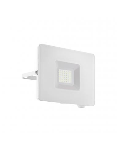 EGLO 33154 - FAEDO 3 Outdoor LED Wall Light in White Aluminum and Glass
