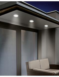 EGLO 94093 - MARGO Lámpara Empotrable en Fundición de aluminio blanco y Vidrio satinado 2