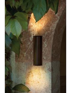 EGLO 94105 - RIGA Outdoor LED wall light in antique brown galvanized steel 2