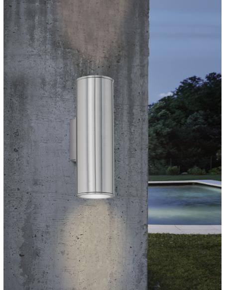 EGLO 94107 - RIGA Stainless Steel Wall Lamp