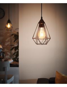 EGLO 94187 - TARBES Living Room Lamp in Black Acrylic and Steel 2