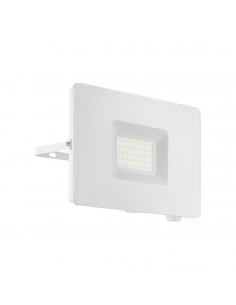 EGLO 33155 - FAEDO 3 Outdoor LED Wall Light in White Aluminum and Glass