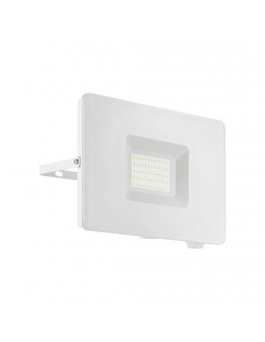 EGLO 33155 - FAEDO 3 Outdoor LED Wall Light in White Aluminum and Glass