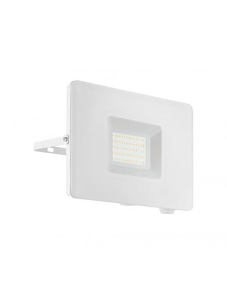 EGLO 33155 - FAEDO 3 Aplique de exterior LED en Aluminio blanco y Vidrio