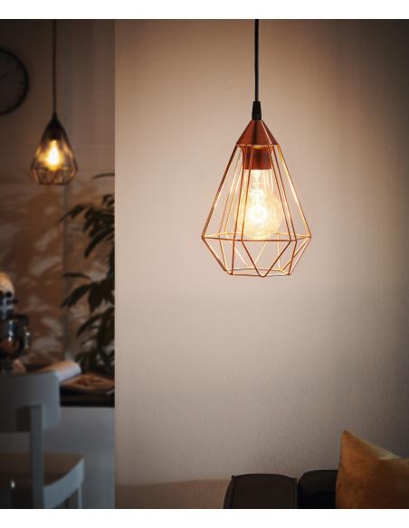 EGLO 94193 - TARBES Acrylic and Steel Pendant Lamp