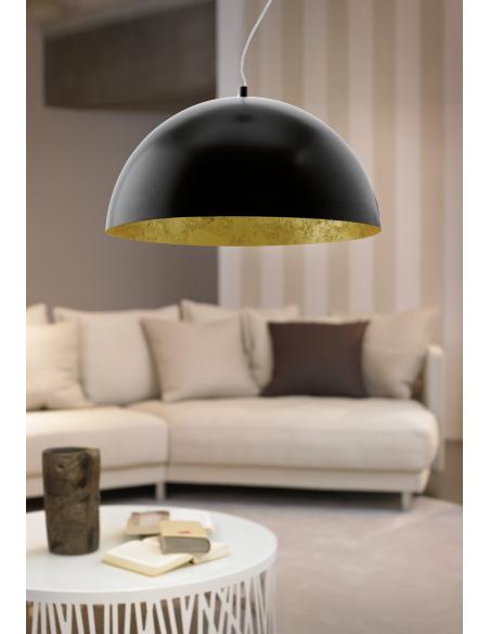 EGLO 94228 - GAETANO Pendant lamp in Steel and Steel, acrylic
