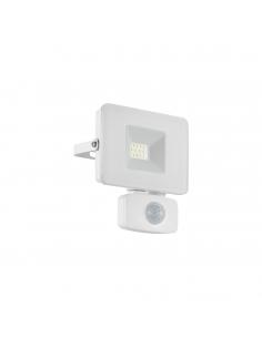 EGLO 33156 - FAEDO 3 Outdoor wall light with motion sensor in white Aluminum and Glass