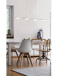 EGLO 94245 - CARTAMA LED pendant lamp in Chrome Steel and Acrylic 2