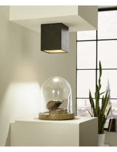 EGLO 94497 - POLASSO LED Ceiling Light in Aluminum, black plastic, gold 2