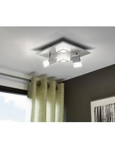 EGLO 94512 - MASIANO Plafón LED en Aluminio aluminio cepillado y Acrílico 2