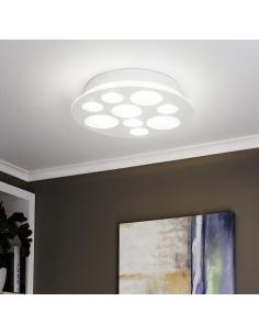 EGLO 94588 - PERNATO LED Ceiling Light in White Steel and Satin Glass 2