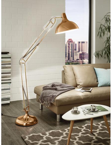 EGLO 94705 - BORGILLIO Steel Floor Lamp