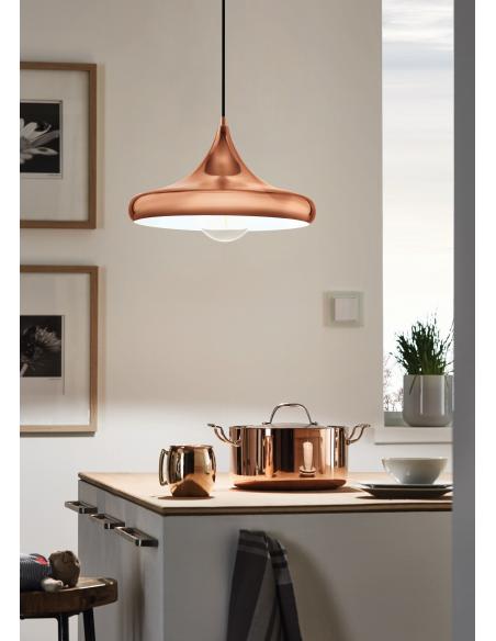 EGLO 94742 - CORETTO 2 Steel Pendant Lamp