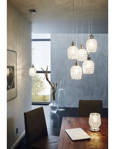 EGLO 94899 - BONARES 1 Living Room Lamp in Chrome Steel and Steel, glass 2