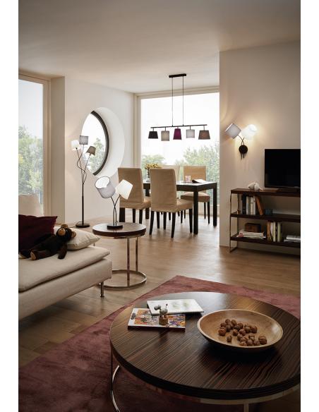 EGLO 94995 - MARONDA Steel and Textile Floor Lamp