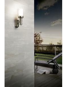 EGLO 95017 - POLIENTO Aplique de exterior con sensor de movimiento en Acero inoxidable acero inoxidable y Acrílico, vidrio 2