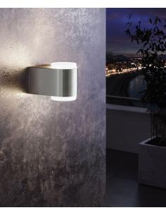 EGLO 95079 - BRIONES Outdoor LED wall light in Cast aluminum stainless steel and Acrylic 2