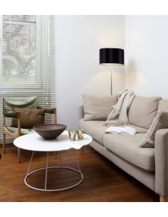 EGLO 95169 - MASERLO Floor lamp made of fabric in matte nickel steel and textile 2