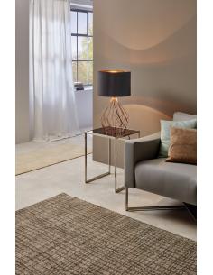 EGLO 95185 - PEDREGAL 1 Fabric Lamp in Steel, Copper and Textile 2