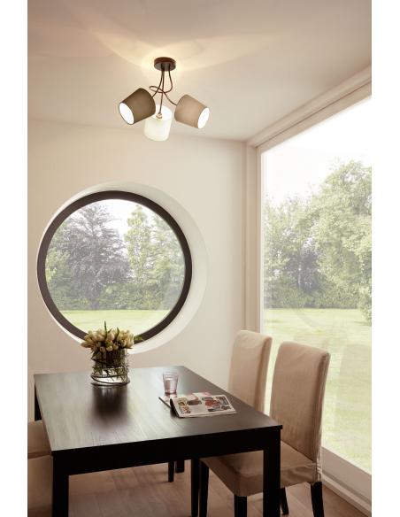 EGLO 95192 - ALMEIDA Ceiling lamp in Steel and Textile